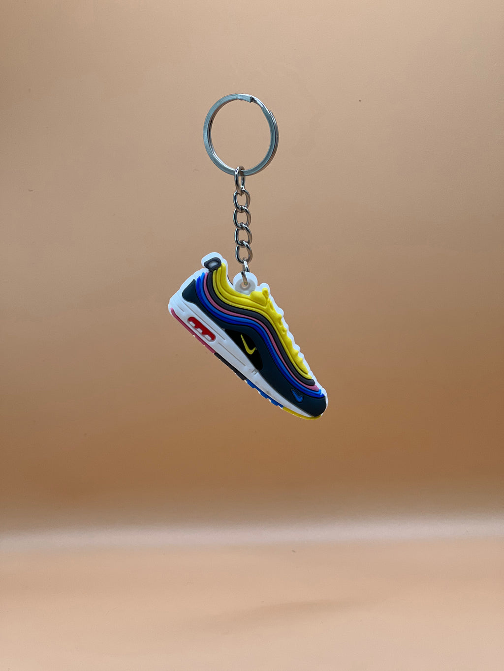 The "Wavy Runner" Handcrafted Keychain
