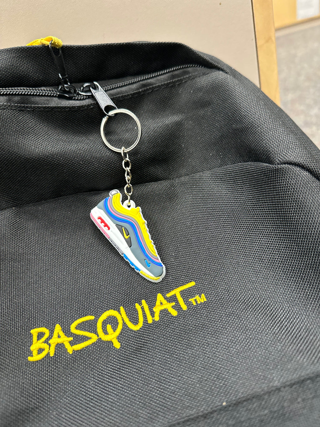 The "Wavy Runner" Handcrafted Keychain