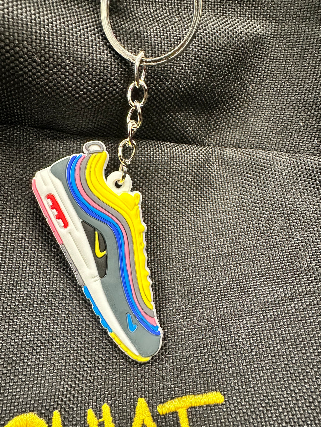 The "Wavy Runner" Handcrafted Keychain