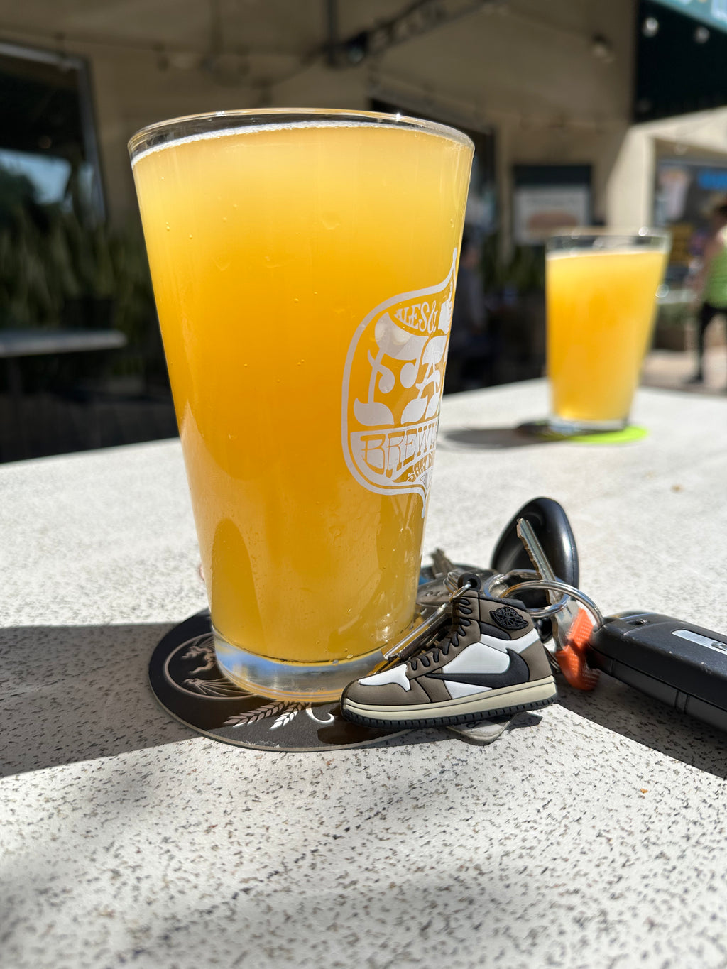 The "Earth-Tone Grail" Handcrafted Keychain