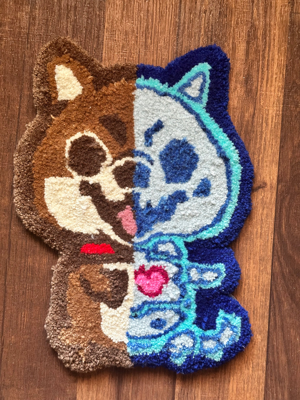 Shiba Inu X-Ray Rug