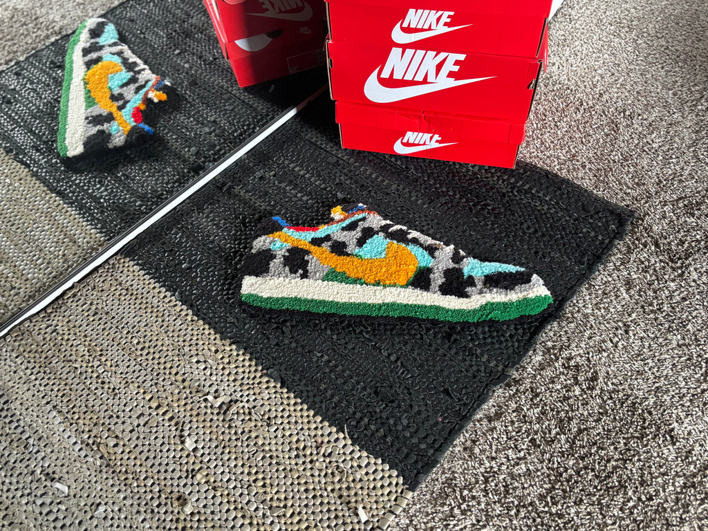 The "Pasture Low" Hand-Tufted Sneaker Rug