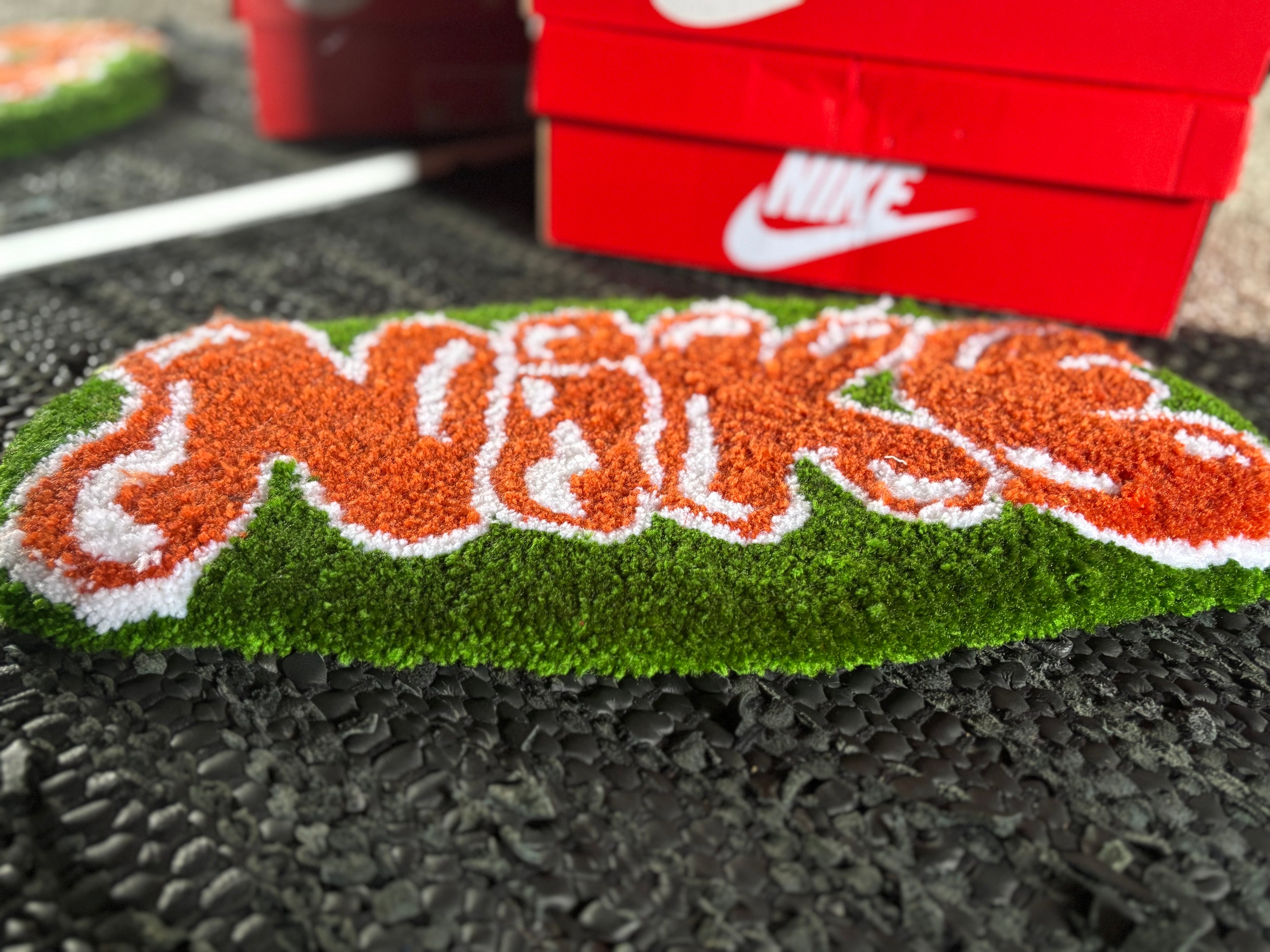 Patch of Retro Grass Logo