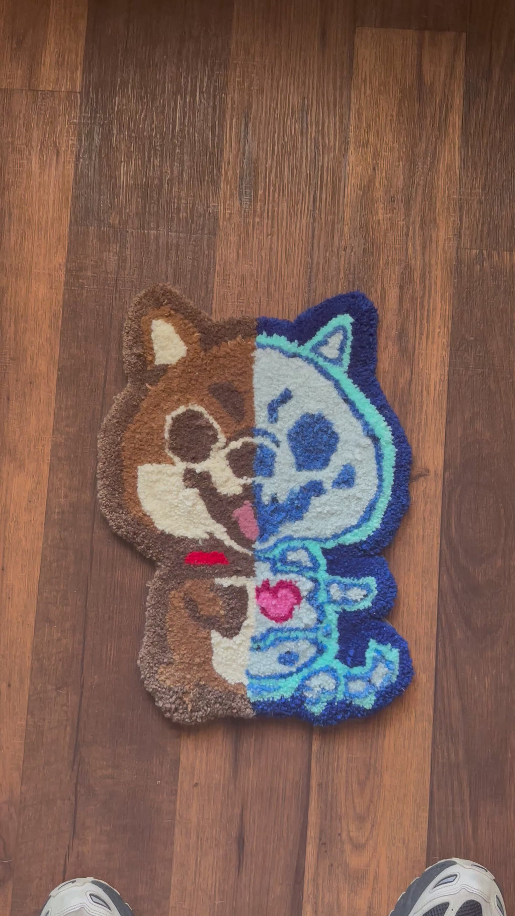 Shiba Inu X-Ray Rug